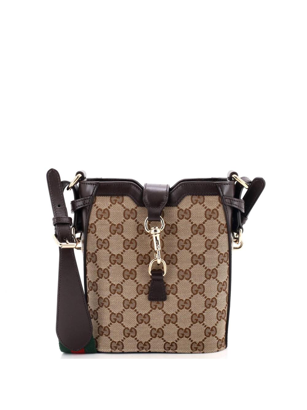 Gucci Bucket Bag Gg Canvas With Leather #303558G11B